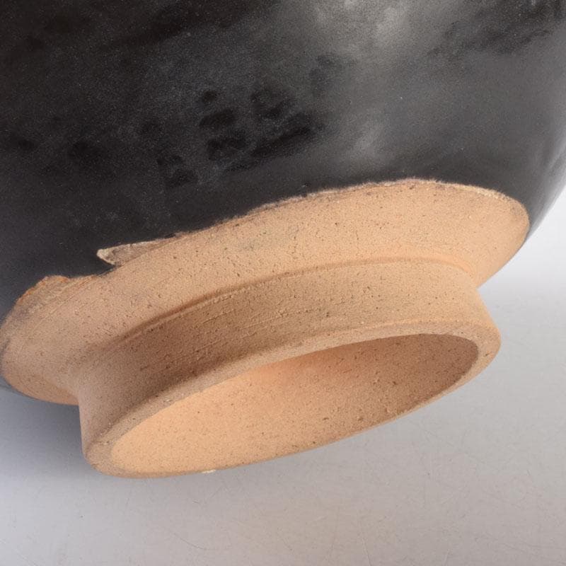 中国　吉州窯　黑釉　木葉天目茶碗　輪花鉢　C　6919