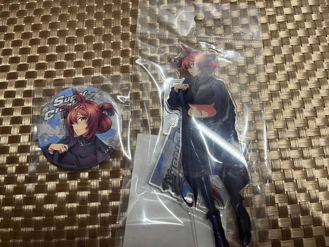 ウマ娘 スーパークリーク アクスタ アクリルスタンド 缶バッジ - メルカリ
