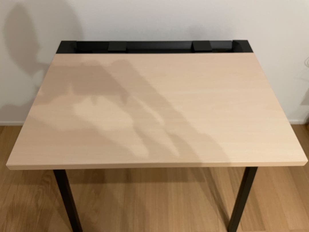 LEAN リーン／引き出し付き／W800×D600／天板ナチュラル／ブラック