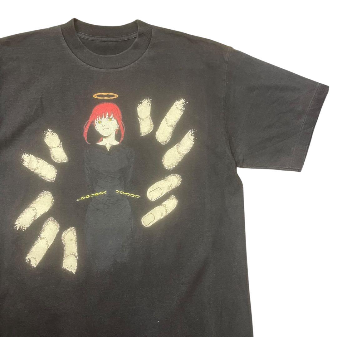 チェンソーマン マキマ Tシャツ アニメ プリント ブラック L 闇の悪魔