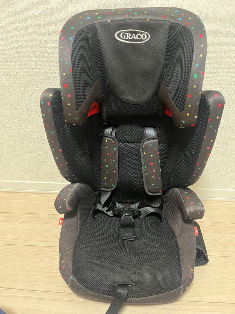 GRACO グレコ ジュニアシート エアポップ カラフルドット - メルカリ