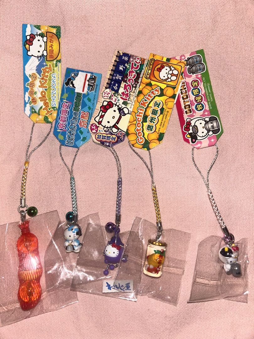 ハローキティ ご当地ストラップ・根付 まとめ売り
