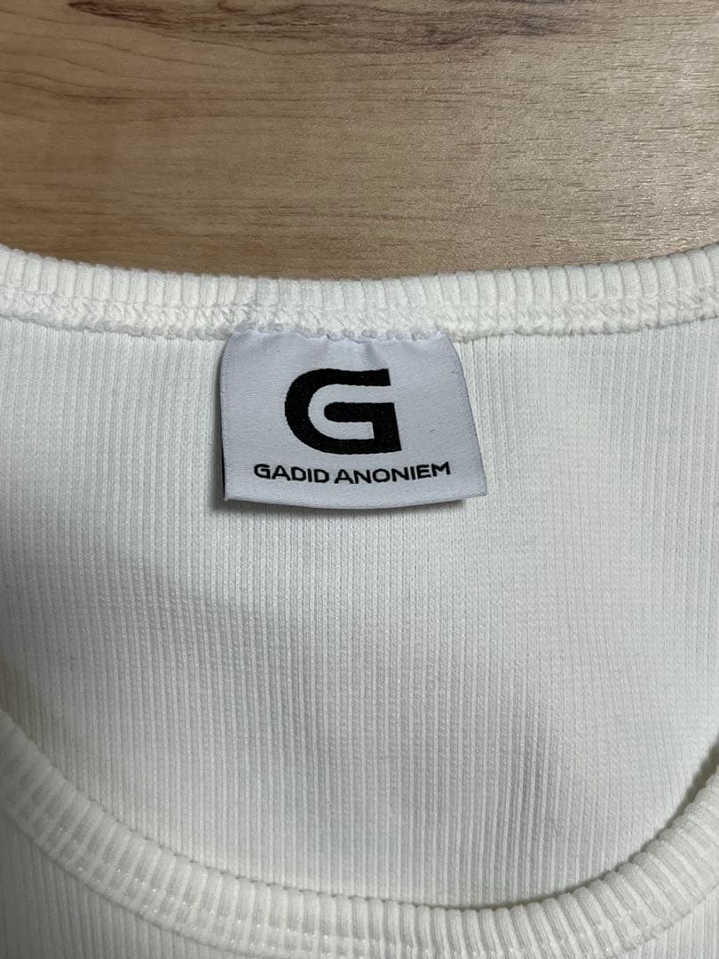 gadidanoniem 白タンク　Freeサイズ