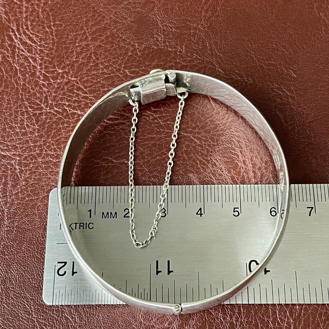 ヴィンテージ バングル メキシコ製 シルバー925 ブレスレット メンズ 希少