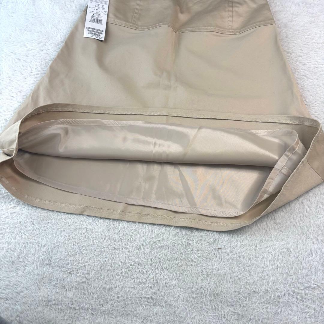 未使用 タグ付 バーバリーブルーレーベル ベージュ ひざ丈スカート ノバチェック