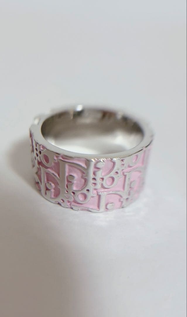 ChristianDior リング　トロッター　ナンバー2 ピンク　15号