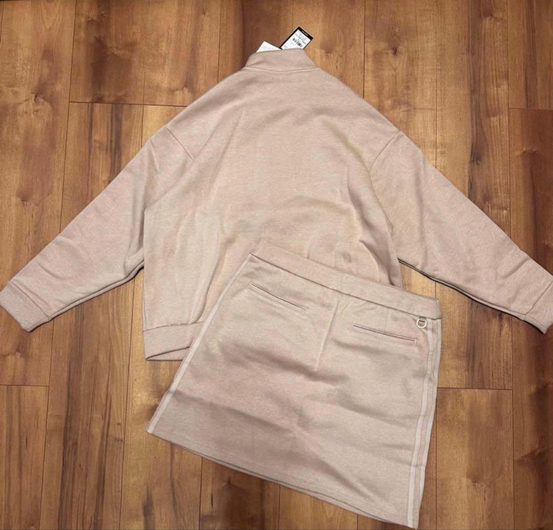 長袖　トレーナー　裏起毛　セットアップ　スリーライン　秋冬　ゴルフウェア　新品