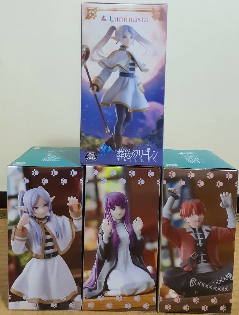 葬送の フリーレン　ルミナスタ　ちょこのせ　　フィギュア　4点セット