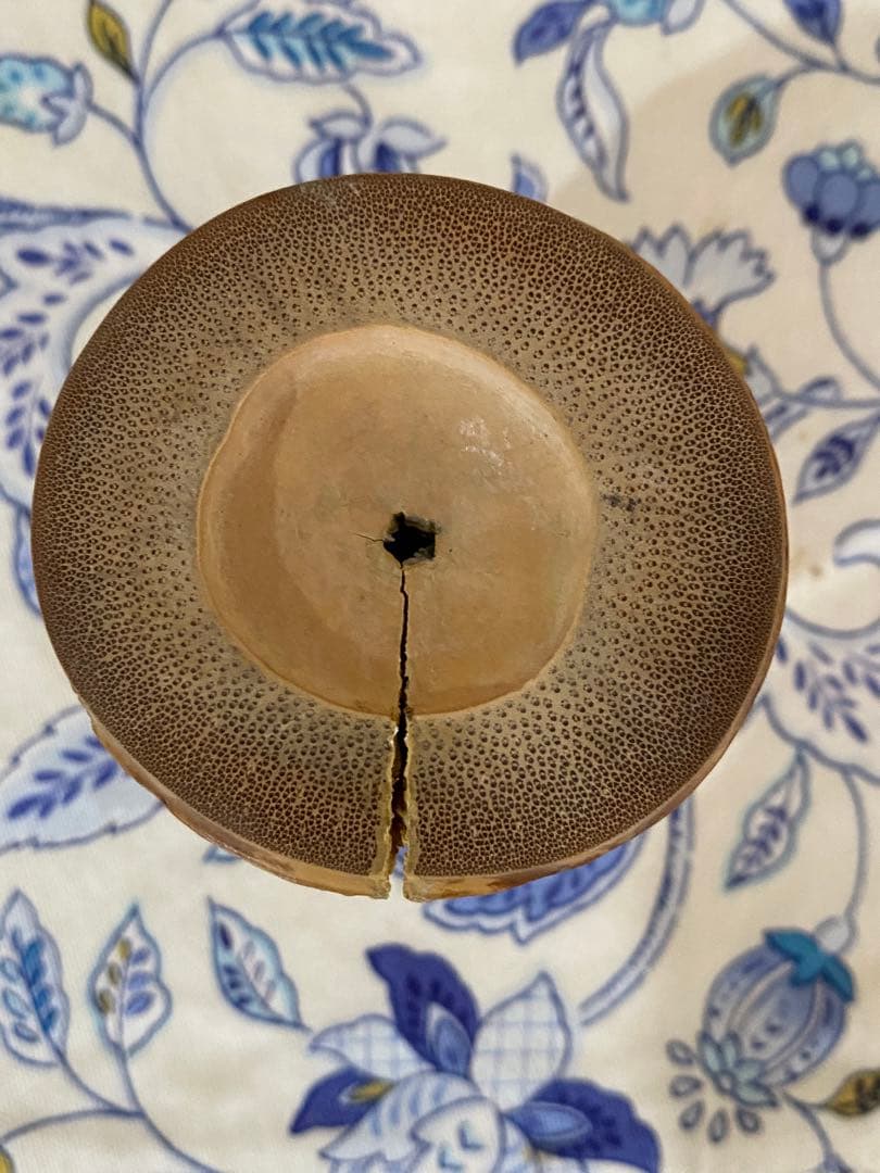 28日迄¥57,900〜お値下 黒田正玄作 炉・風炉蓋置 13代家元 即中斉書付