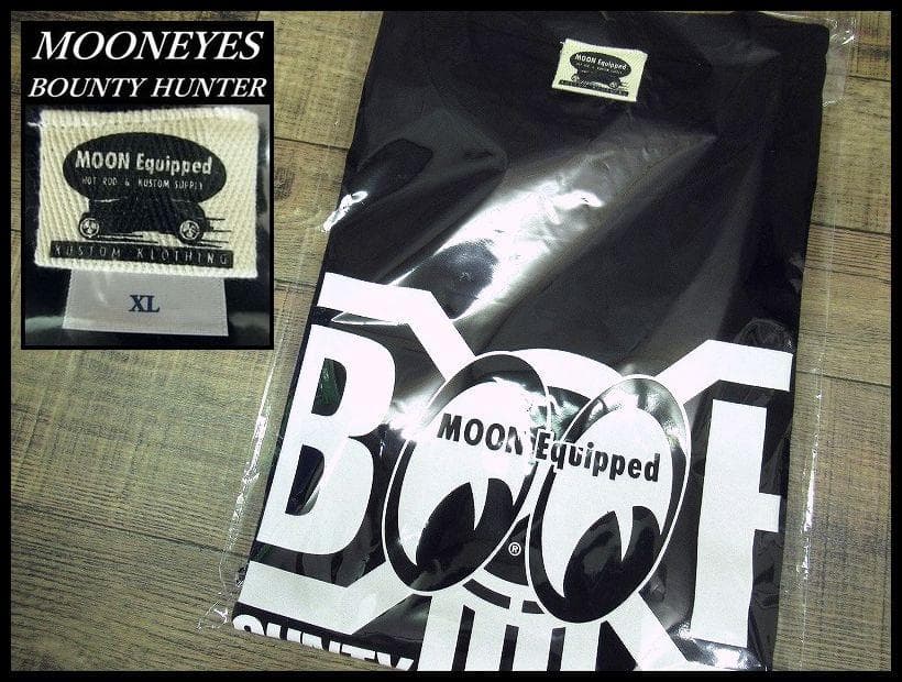新品 XL 限定 バウンティーハンター ムーンアイズ 半袖 ロゴ Tシャツ