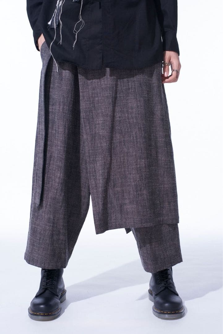 【新品】S'YTE SLUB WASHER COTTON WRAP PANTS