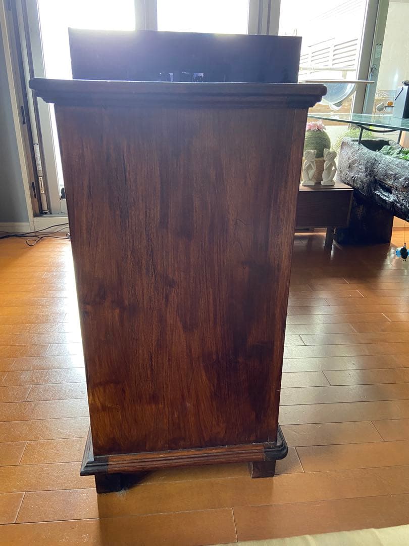 木製ヴィンテージキャビネット アジアン風 サイドボード