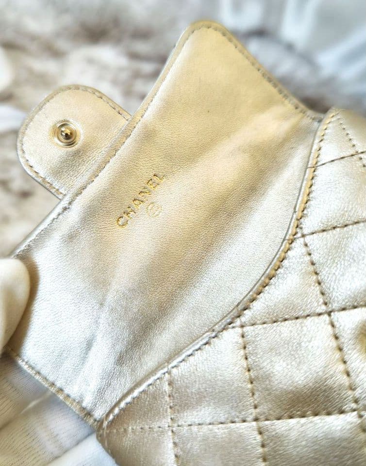 み*ゆ様 ★訳あり★シャネル ケース カードケース マトラッセ ラムスキン