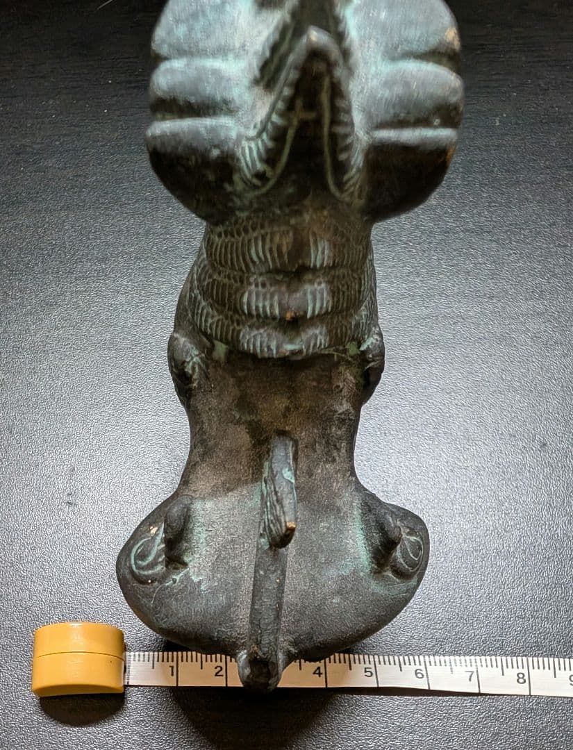 良品】青銅製 聖獣置物 時代物 骨董アンティーク 麒麟の通販はau PAY