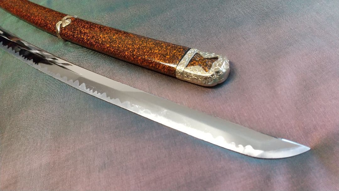 【陣太刀】模造刀 舞踊 模擬刀 拵え 鍔 刀剣 日本刀 刀 武具 刀装具