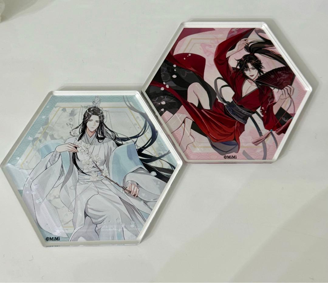 魔道祖師 藍忘機 魏無羨 飛花甘露 アクリルコースター theキャラ