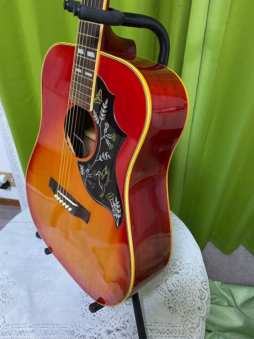 カントリーしようぜ！ハミングバード エレアコ 音出し良好！アコギも