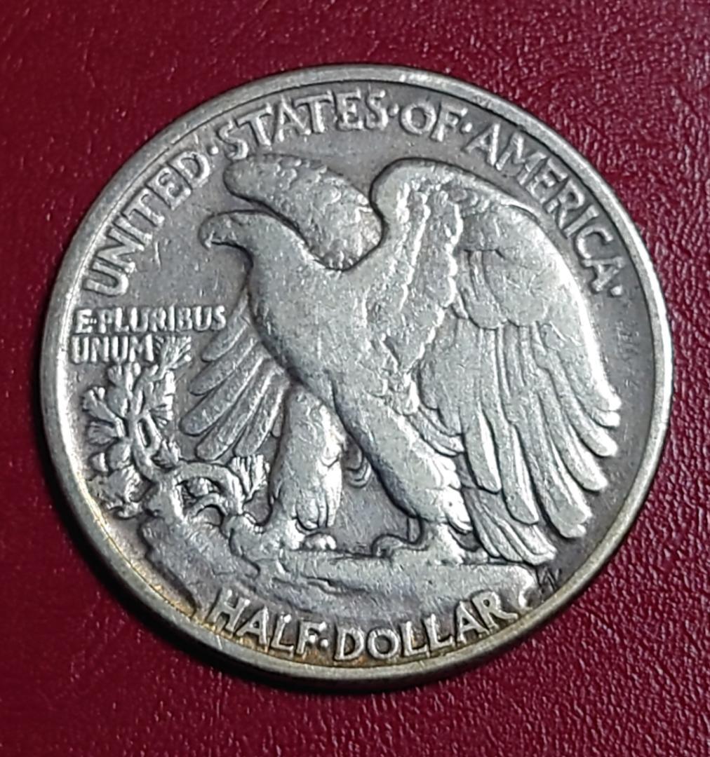 1945年 ウォーキングリバティ ハーフダラー銀貨 - メルカリ