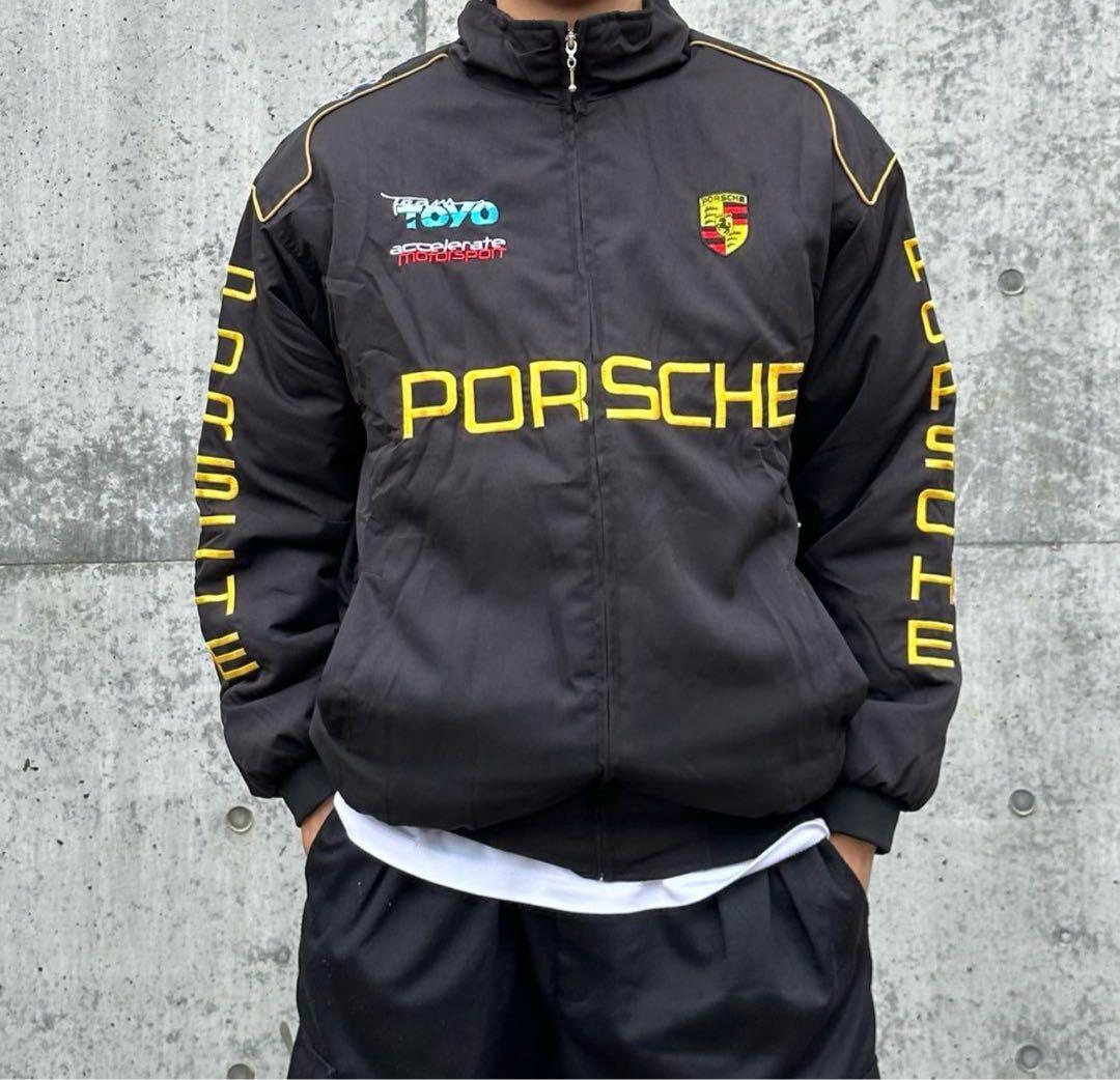 ポルシェ PORSCHE F1レーシングジャケット 中綿