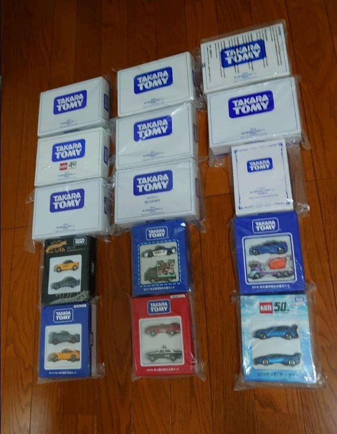 タカラトミー　株主優待 　非売品　2007年〜2024年　18年分　18箱 タカラトミー 株主優待 非売品 2007年〜2024年 18年分 18箱