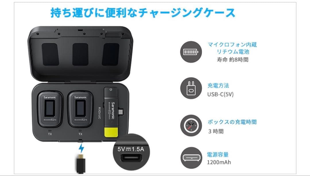 ワイヤレスマイク　ピンマイク　撮影　取材　Blink500 Pro B6