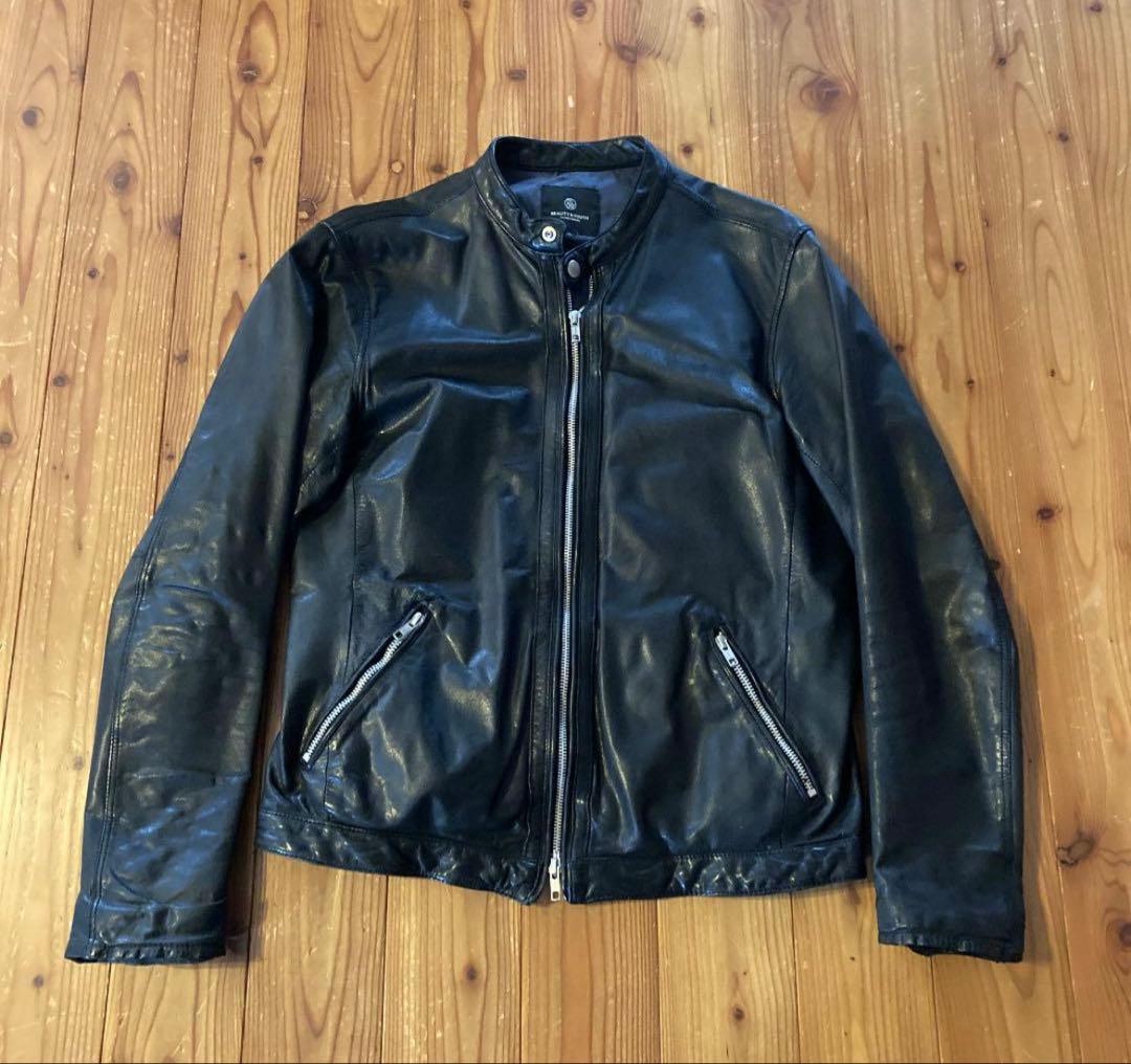 BEAUTY&YOUTH シングルライダース ユナイテッドアローズ 羊革