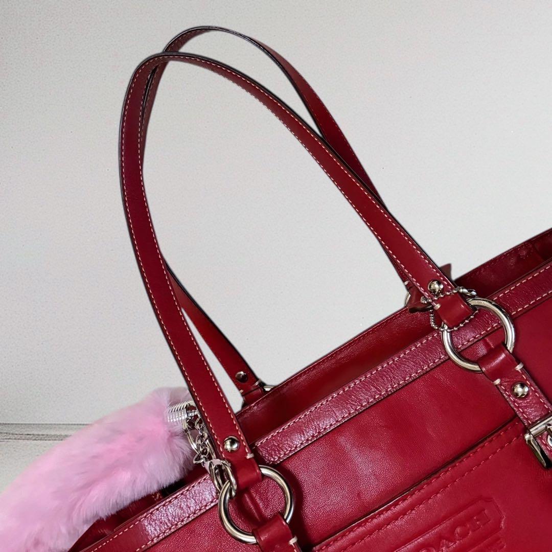 y2k COACH コーチ トートバッグ ハンド ターンロック アーカイブ 平成