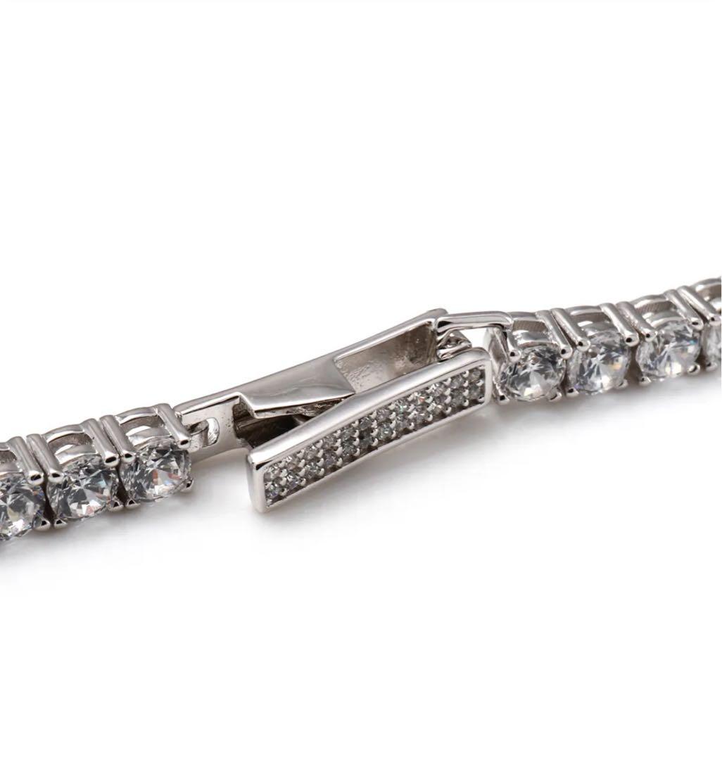 AVALANCHE シルバー テニスブレスレット AHBL-D042-3MM