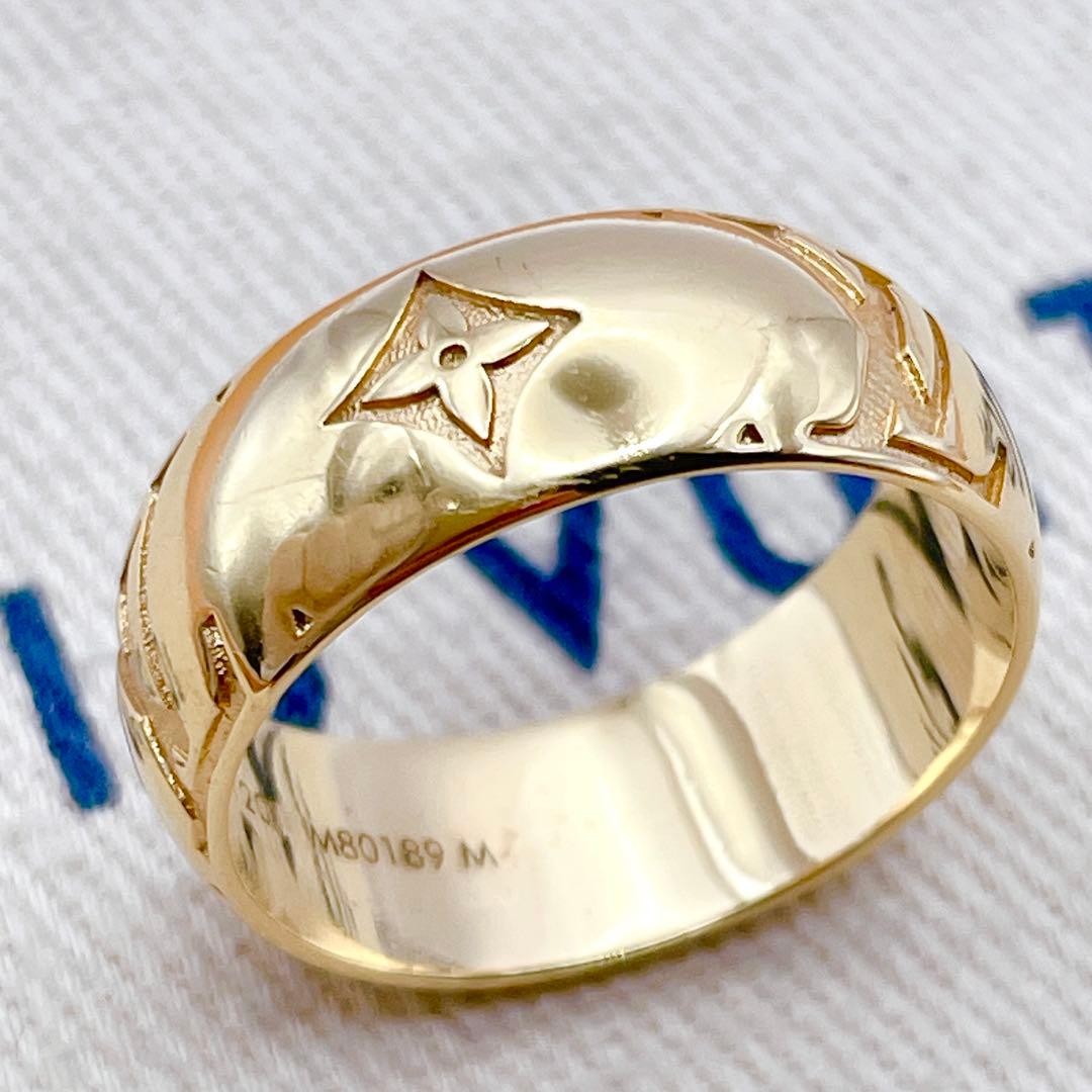 LOUIS VUITTON リング　ネックレス　モノグラム　ゴールド　指輪