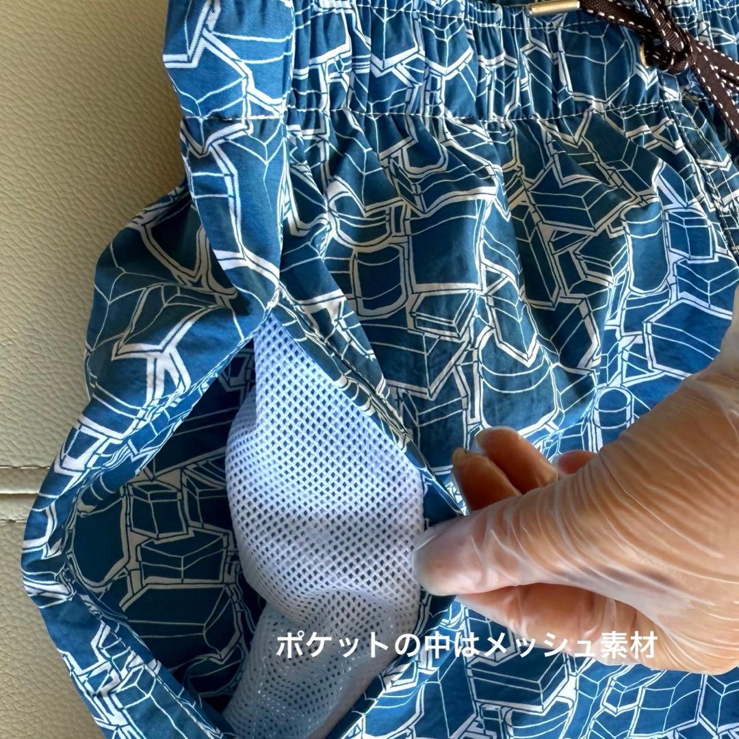 1/5〜発送】 HERMES エルメス 未使用タグ箱付き メンズ水着 Lサイズ