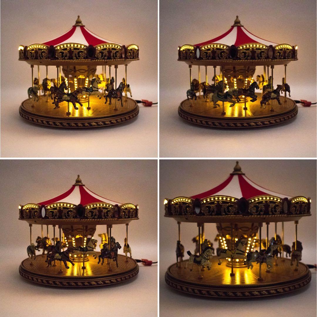 [匿名配送]新品ミスタークリスマス ゴールドラベル メリーゴーランド オルゴール