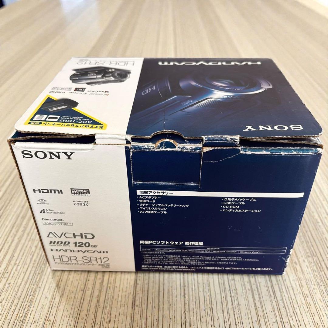 完動品✨付属品多数✨SONY HDR-SR12 HANDYCAM ビデオカメラ
