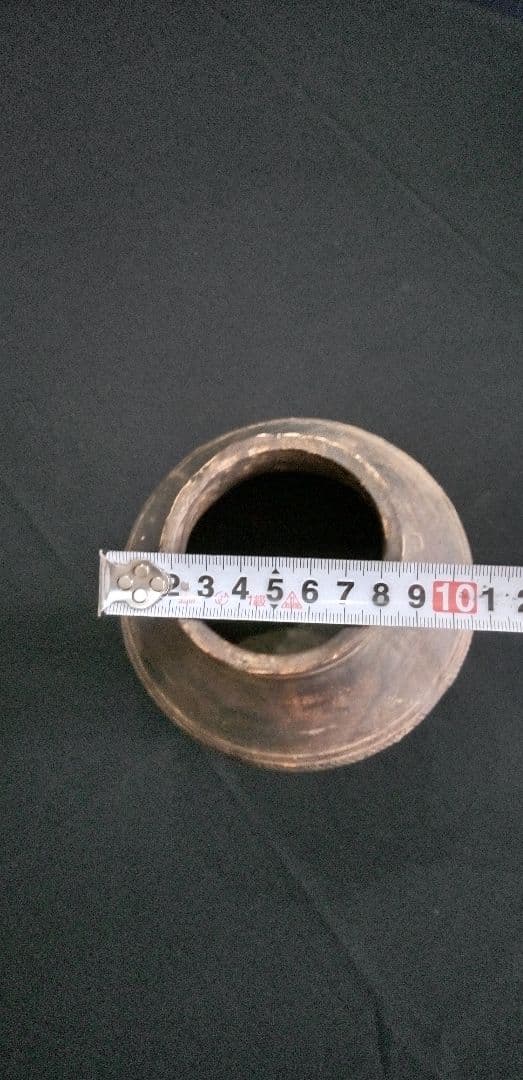 須恵器、土器線刻模様の陶器香炉