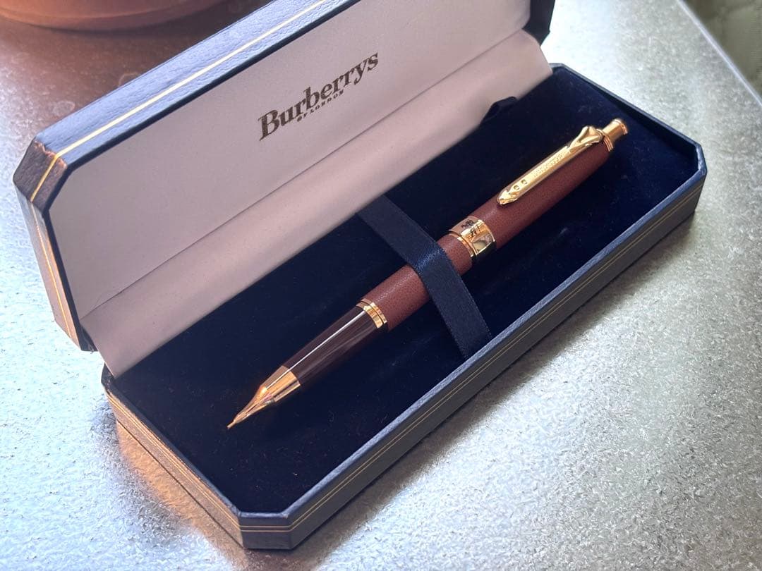 ぺんてる バーバリーケリー 万年シル 【スケルトン・ゴールド