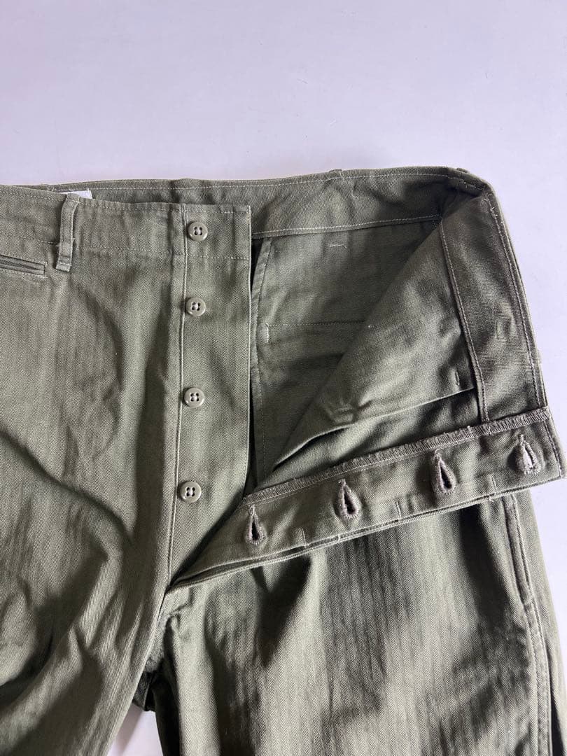 ANATOMICA アナトミカ 34 ヘリンボーンツイル チノパンツ 日本製