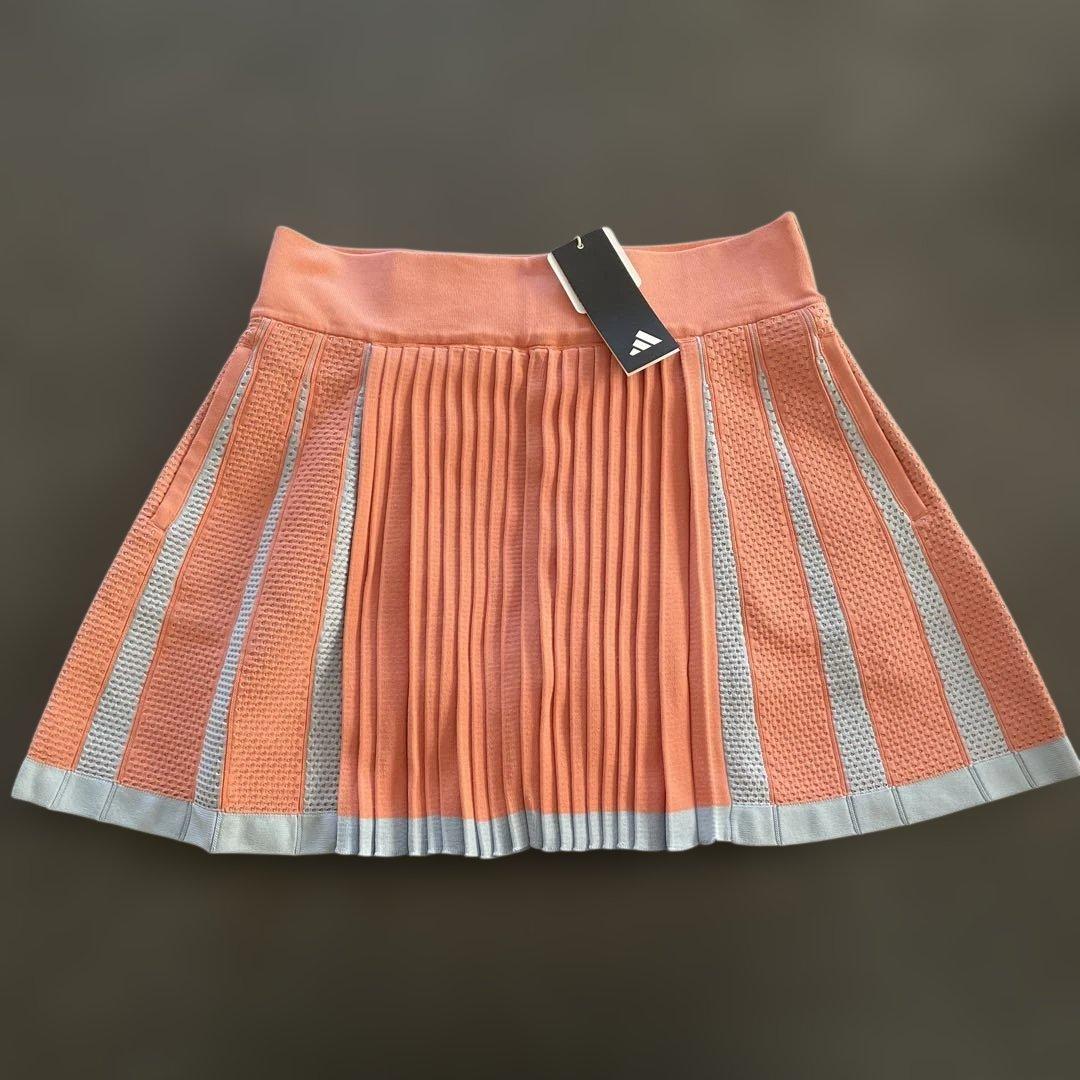 アディダス セットアップ プライムニット プリーツスカート 秋冬ゴルフウェア