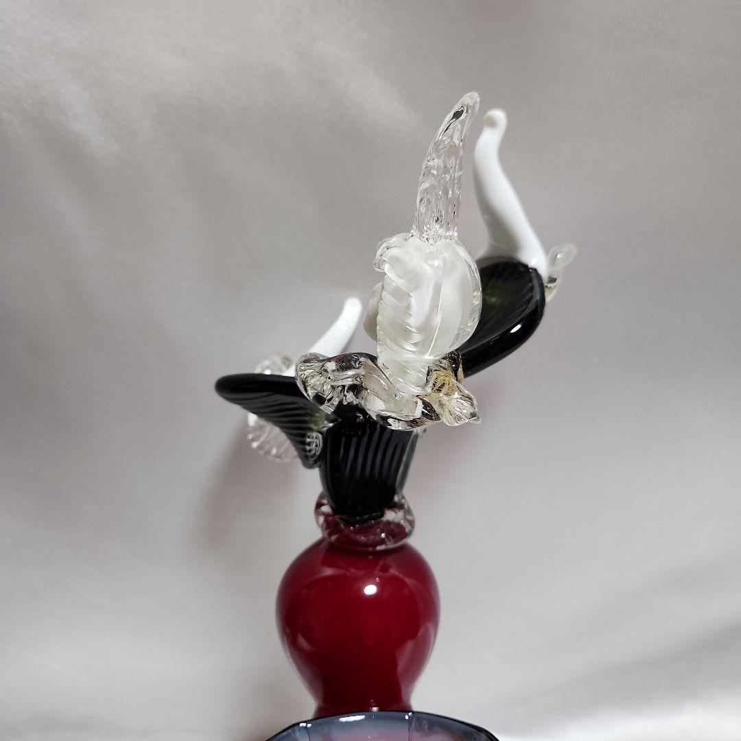 ま*ん様 ベネチアンガラス ペアドール ムラーノガラス ダンス イタリア