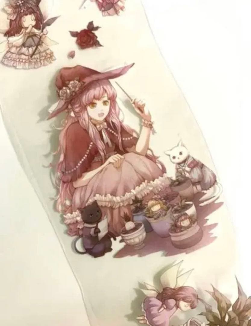 M619.三渡文創 女巫艾露 マスキングテープ PET M619.三渡文創