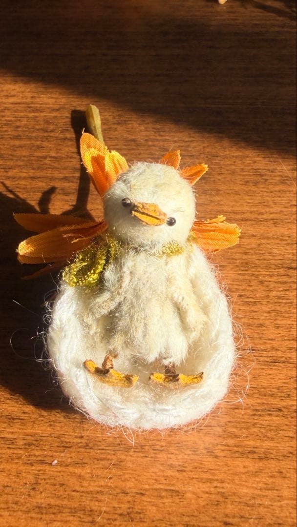 moriのえほん様 小さいアヒル ぬいぐるみ ミニチュア ハンドメイド