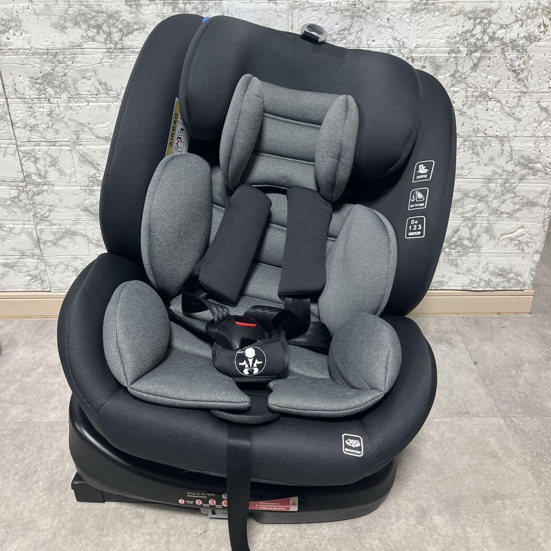 アイリスプラザ ISOFIX固定 チャイルドシート 回転式【美品】