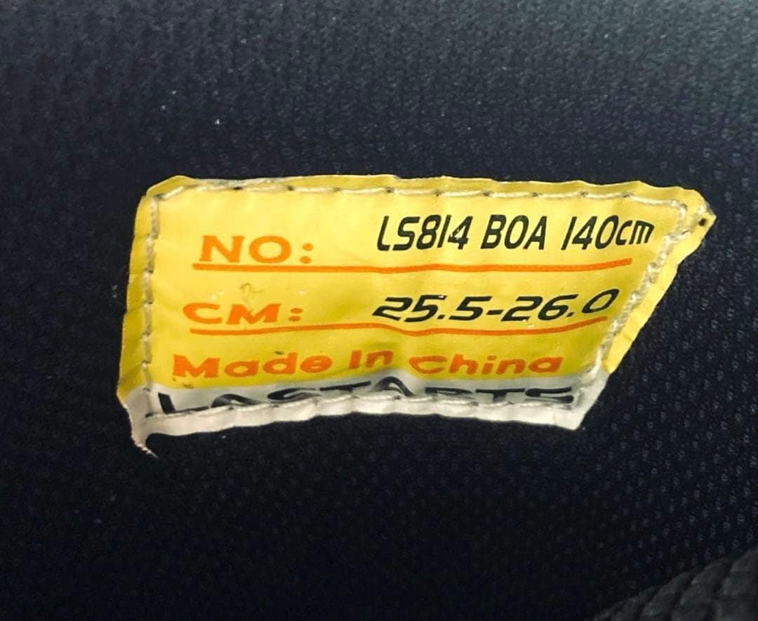 LASTARS ラスターツ スノー ボード ブーツ 26.0 cm 黒 boa