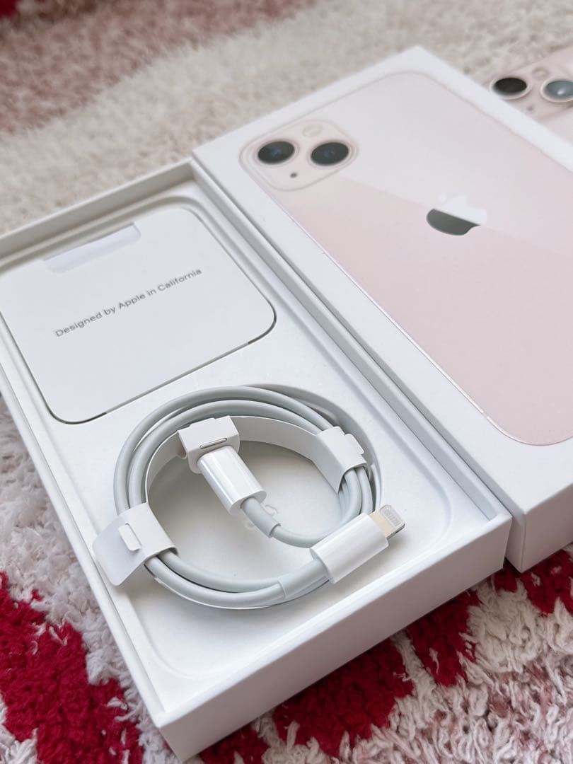 Apple iPhone 13 256GB ピンク 本体 箱ケーブル付き