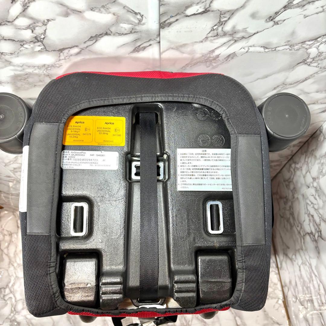良品　アップリカ エアグルーヴ プラス Aprica チャイルド ジュニアシート