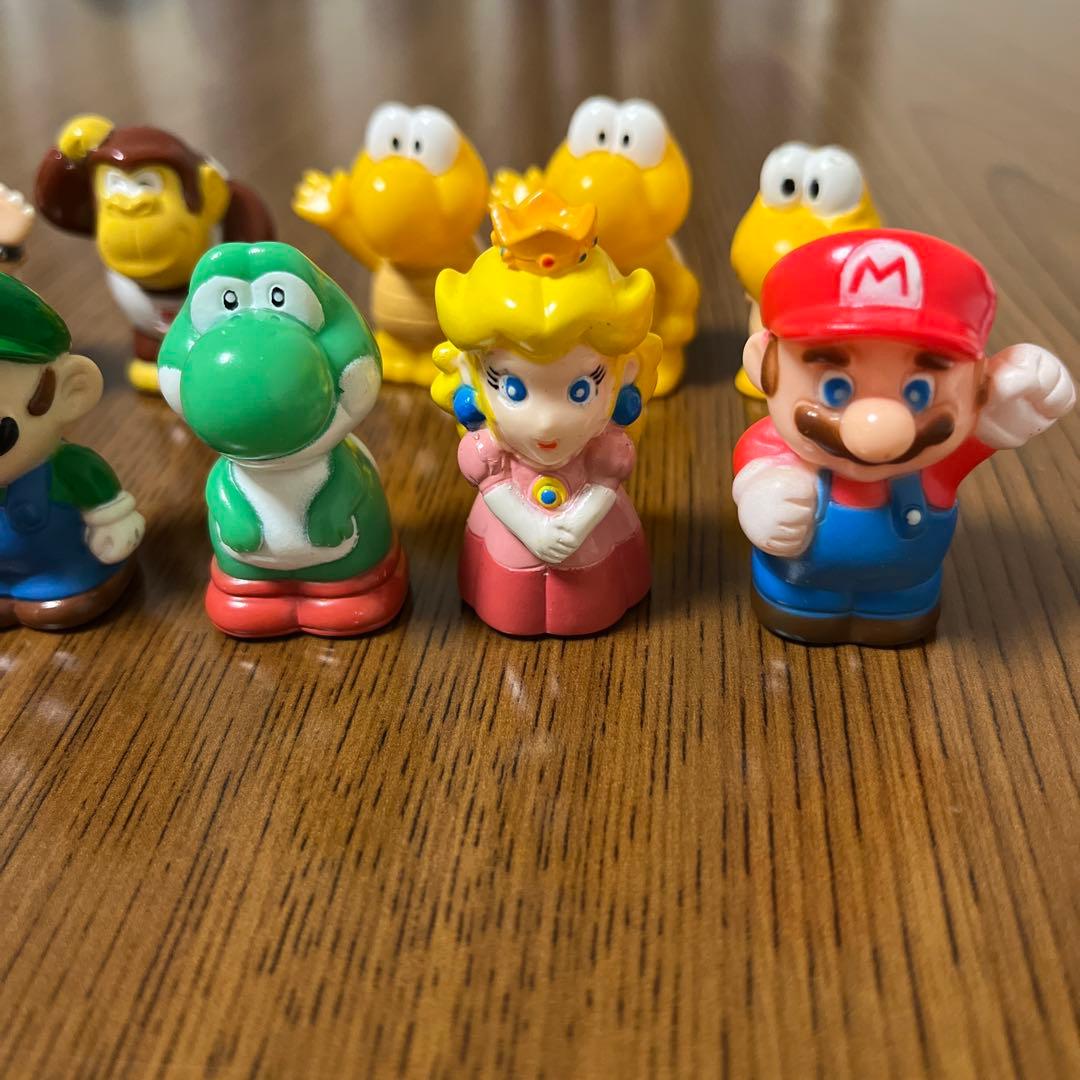 スーパーマリオ 指人形セット 90年代 レトロ - メルカリ