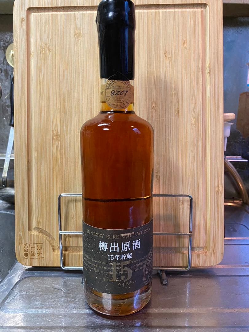 サントリー山崎蒸留所樽出原酒15年貯蔵