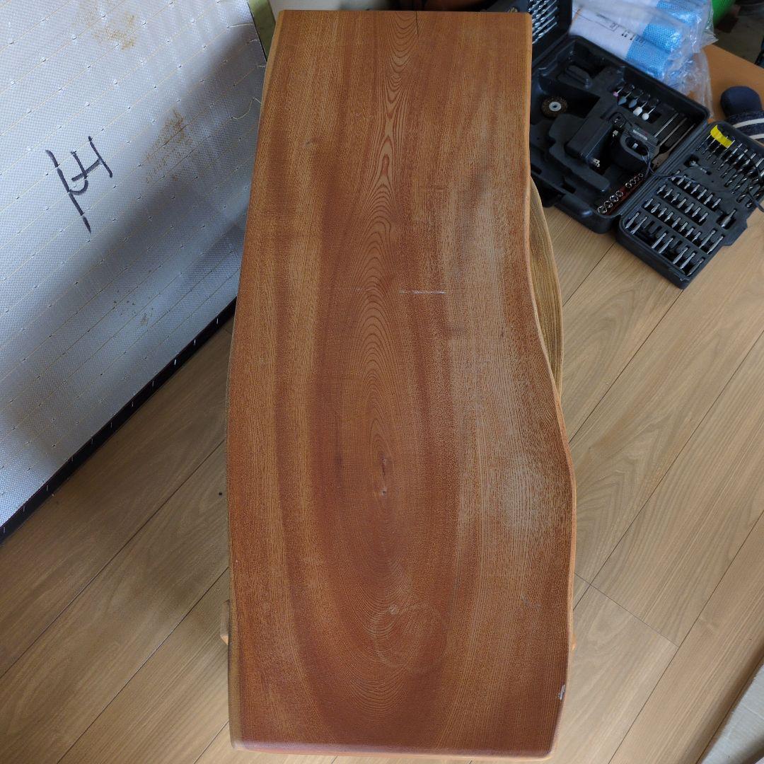 欅曲線デザインパソコンデスク