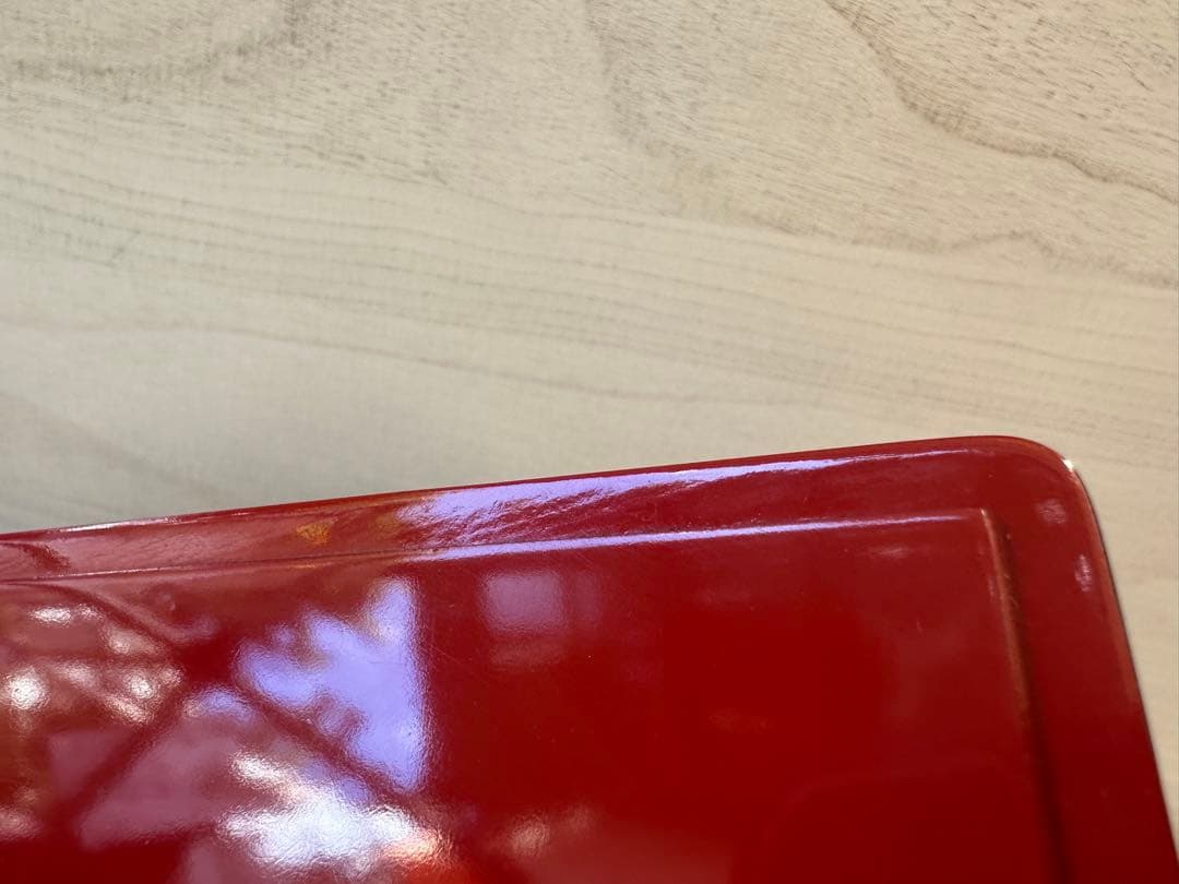 【未使用】会津塗 木製漆器 重箱 3段 松竹梅柄