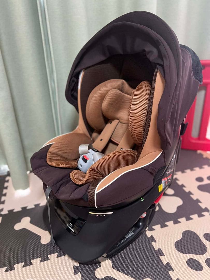 エールベベ クルットNT2 チャイルドシート シナモンブラウン - メルカリ
