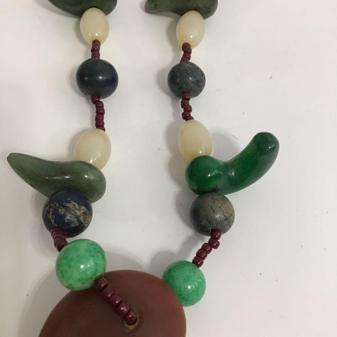 アンティーク 出土品 瑪瑙 勾玉 ネックレス 古墳時代 古代 浪漫 神話