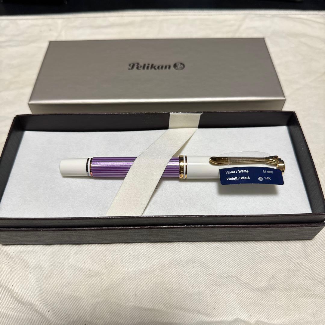 ペリカン 特別生産品 スーベレーンM600 バイオレットホワイト ＥFニブ極細字 Pelikan（ペリカン） 特別生産品 スーベレーン M600 万年筆